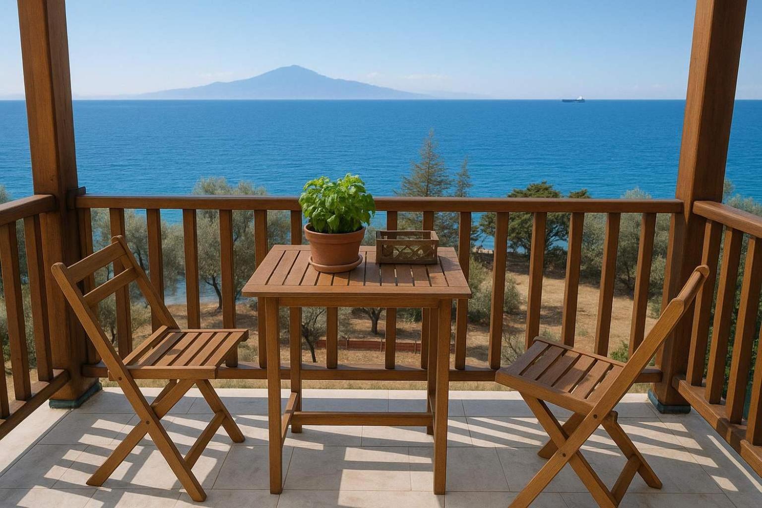 Stone Haven - Seafront Waves' Embrace Verga Kalamata